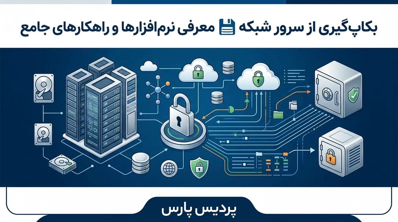 بکاپ‌گیری از سرور چیست؟ راهنمای کامل روش‌ها، نرم‌افزارها و استراتژی‌های پشتیبان‌گیری